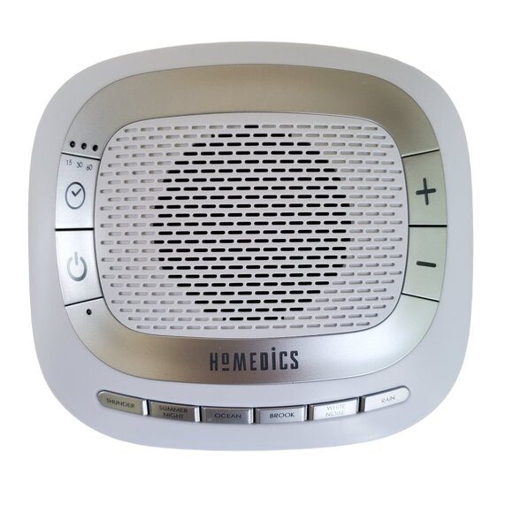 Homedics Sound Machine 6 Nature Sounds Portable Travel Sleep Aid Timer - Picture 6 of 10